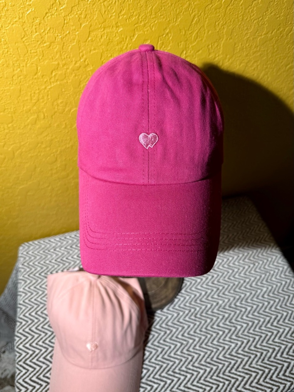 Pink "Have a Nice Day" Open Back High Pony Baseball Cap - NWOT - Picture 6 of 10